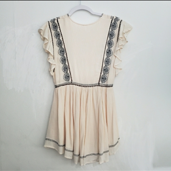 Free People Falling Water Tunic Ivory Combo - Picture 8 of 13